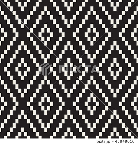 Seamless surface geometric design. Repeating tiles ornament background. Vector shapes pattern 45949016