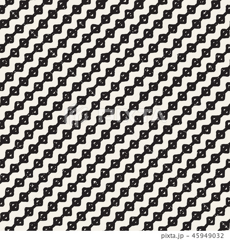 Hand drawn seamless pattern. Abstract geometric shapes background in black and white. Vector ethnic Hand drawn seamless pattern. Abstract geometric shapes background in black and white. Vector ethnic 45949032