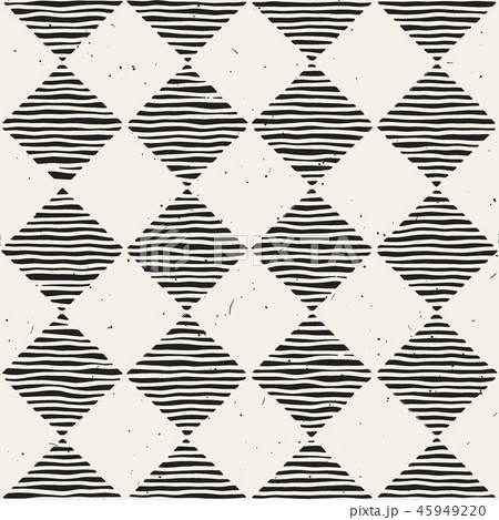 Hand drawn seamless repeating pattern with checker lines tiling. Grungy freehand background texture. Hand drawn seamless repeating pattern with checker lines tiling. Grungy freehand background texture. 45949220