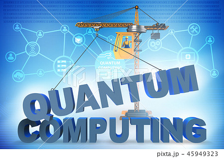 Quantum computing concept - 3d rendering 45949323