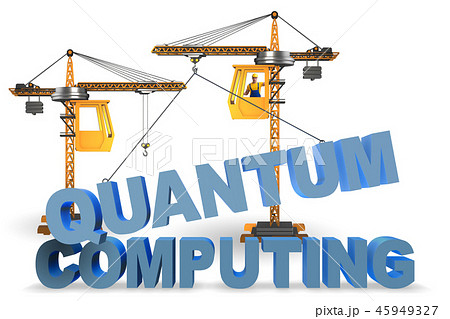 Quantum computing concept - 3d rendering Quantum computing concept - 3d rendering 45949327