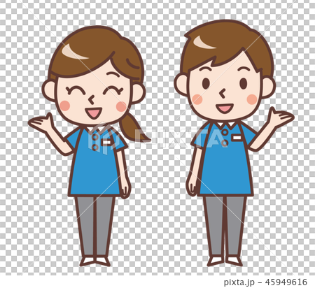 便利店工作人員男女 45949616