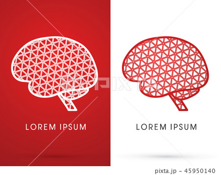 Abstract Brain graphic vector. 45950140