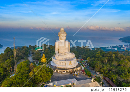 scenery Phuket big Buddha in the morning 45953276