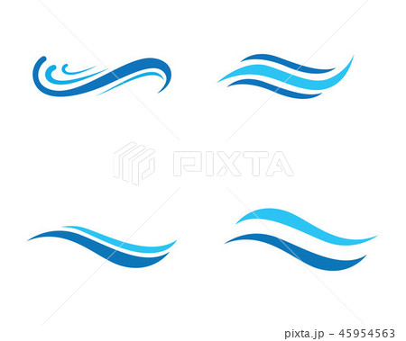 wave water logo beach blue 45954563