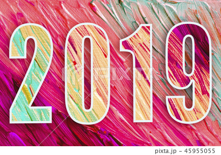 2019 new year banner. 45955055
