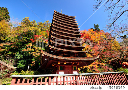 談山神社　十三重塔 45956369