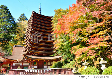 談山神社　十三重塔 45956376