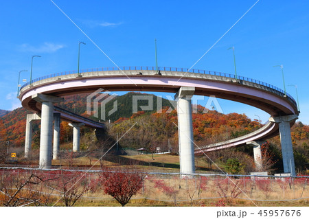 桃花橋ループ　山梨県 南アルプス市 45957676