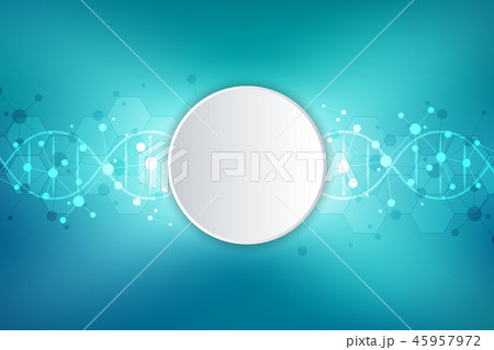 DNA strand and molecular structure. Genetic engineering or laboratory research. Background texture DNA strand and molecular structure. Genetic engineering or laboratory research. Background texture 45957972