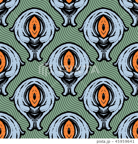 Ornament pattern vector tile Ornament pattern vector tile 45959641