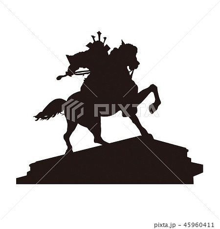 楠木正成像シルエット 45960411