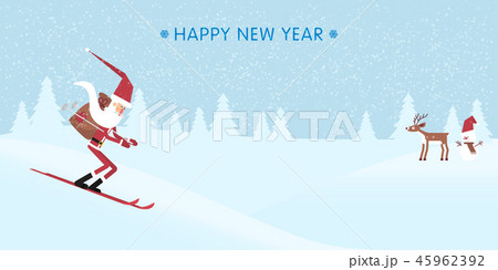 Christmas card happy new year Christmas card happy new year 45962392
