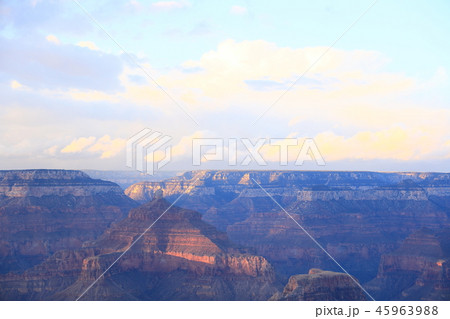 グランドキャニオン Yavapai Point からの夕景 グランドキャニオン Yavapai Point からの夕景 45963988