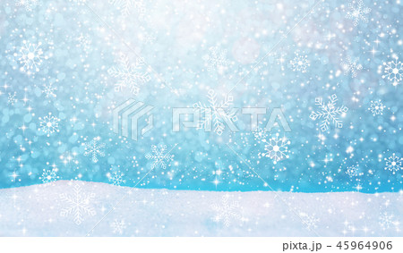 Snowfall landscape background Snowfall landscape background 45964906