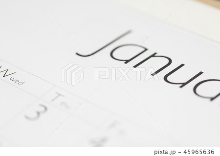 カレンダー 45965636