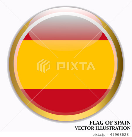 Bright background with flag of Spain. Happy Spain day background. Bright illustration with flag. 45968628
