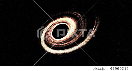 Black hole somewere in space. 45969212