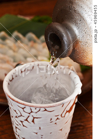 白身魚の刺身で乾杯 45969455