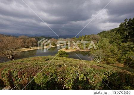 修学院離宮　上離宮　浴龍池 45970636