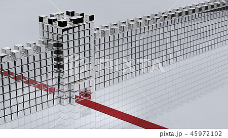 堅牢なセキュリティーを表すアブストラクト 45972102