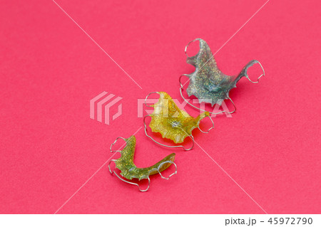 Colorful dental braces or retainers for teeth 45972790