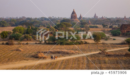 Buddhist temples in Bagan, Myanmar Buddhist temples in Bagan, Myanmar 45973906