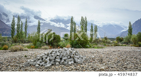 Mountain scenery of Ladakh, India 45974837