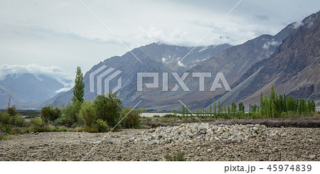 Mountain scenery of Ladakh, India 45974839