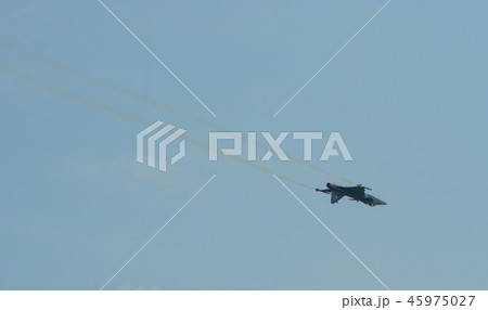 Fighter aircraft flying for display 45975027