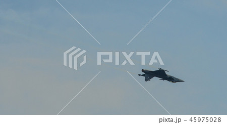 Fighter aircraft flying for display 45975028