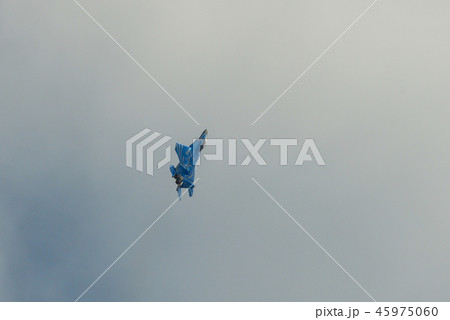 Fighter aircraft flying for display 45975060