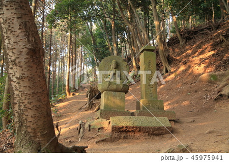 神奈川県厚木市の鐘ヶ嶽(かねがたけ)の15丁目の石仏 神奈川県厚木市の鐘ヶ嶽(かねがたけ)の15丁目の石仏 45975941