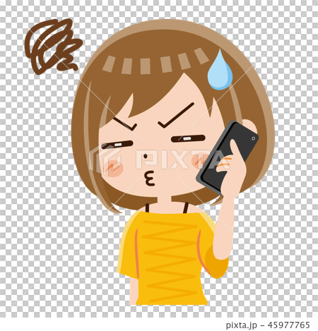 電話　女性　不満 45977765