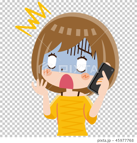 Telephone woman shock 45977768