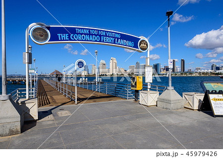 サンディエゴ・コロナド・フェリーターミナル入口 サンディエゴ・コロナド・フェリーターミナル入口 45979426
