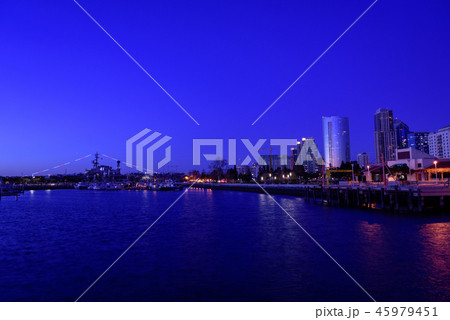 サンディエゴの都市風景 夜景 45979451