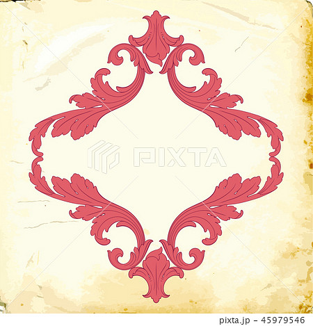 Vector baroque of vintage elements for design.  45979546