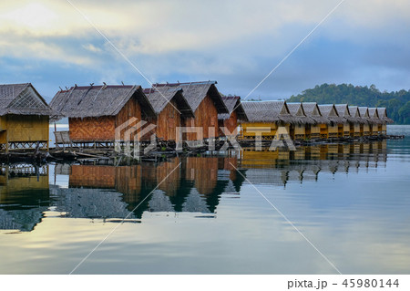 Bunglow houseboats in Suratthai, Thailand 45980144