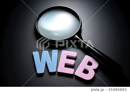 WEB　検索　サーチ　調べる 45980893