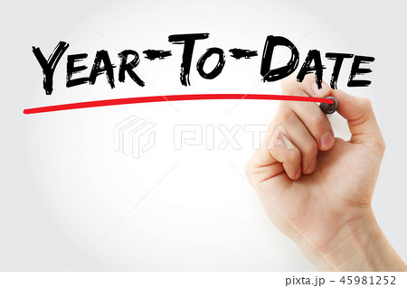 YTD - Year To Date acronym 45981252