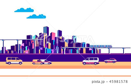 banner urban landscape traffic 45981578