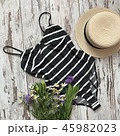 Shirt in stripes on a wooden background 45982023