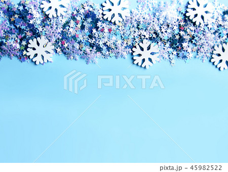 Christmas and New Year decorative background 45982522