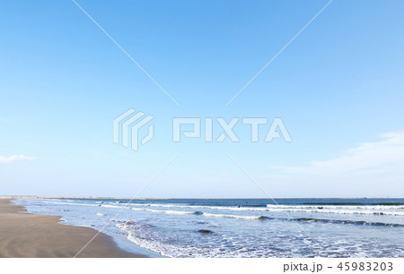 秋の大洗サンビーチ 茨城県大洗町 秋の大洗サンビーチ 茨城県大洗町 45983203