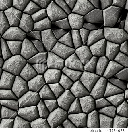 cobble stones mosaic seamless background grey 45984073