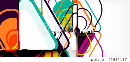 Abstract background multicolored geometric shapes modern design 45985157