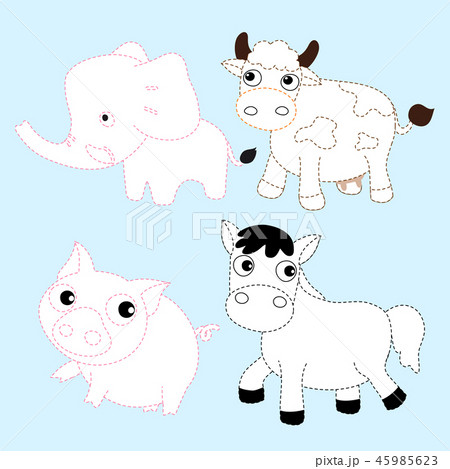 mammals page coloring vector design mammals page coloring vector design 45985623