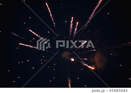 Fireworks. Stars and shiny fireworks 45985683