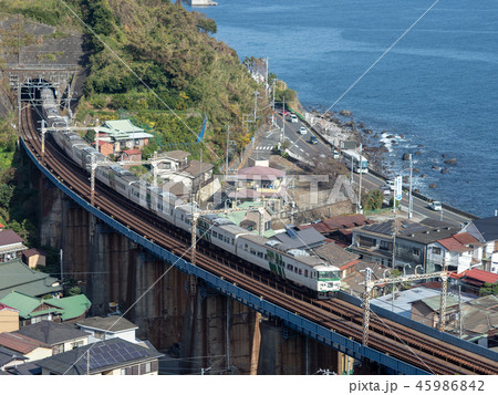 玉川橋梁の電車 玉川橋梁の電車 45986842